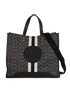 Dempsey Tote 40, &pound;150, Handbags, Black/Grey, Canvas/Leather, Front view